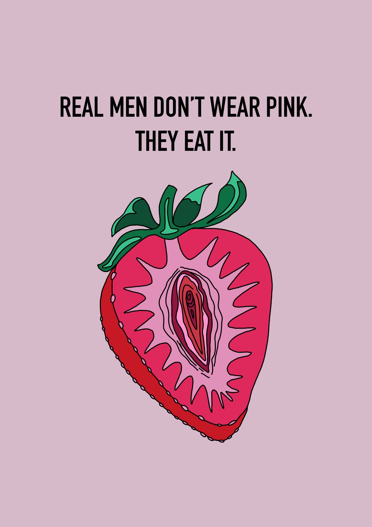 Real men don't wear pink